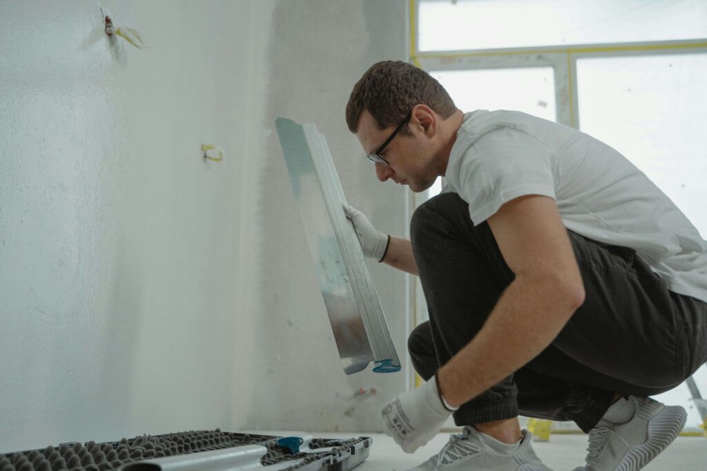 Completing home inspection repairs in a Howard County property