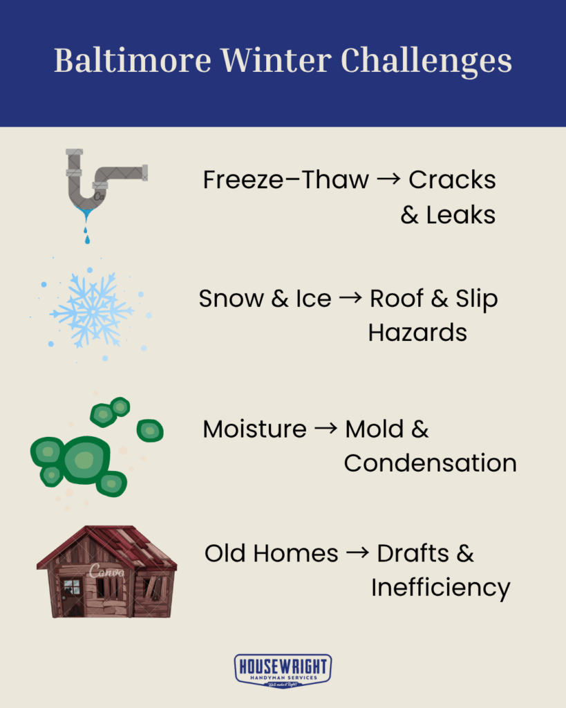 Baltimore Winter Challenges