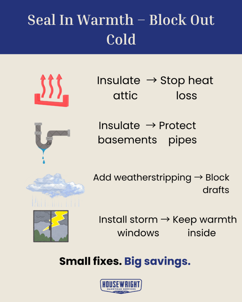 Seal In Warmth – Block Out Cold”