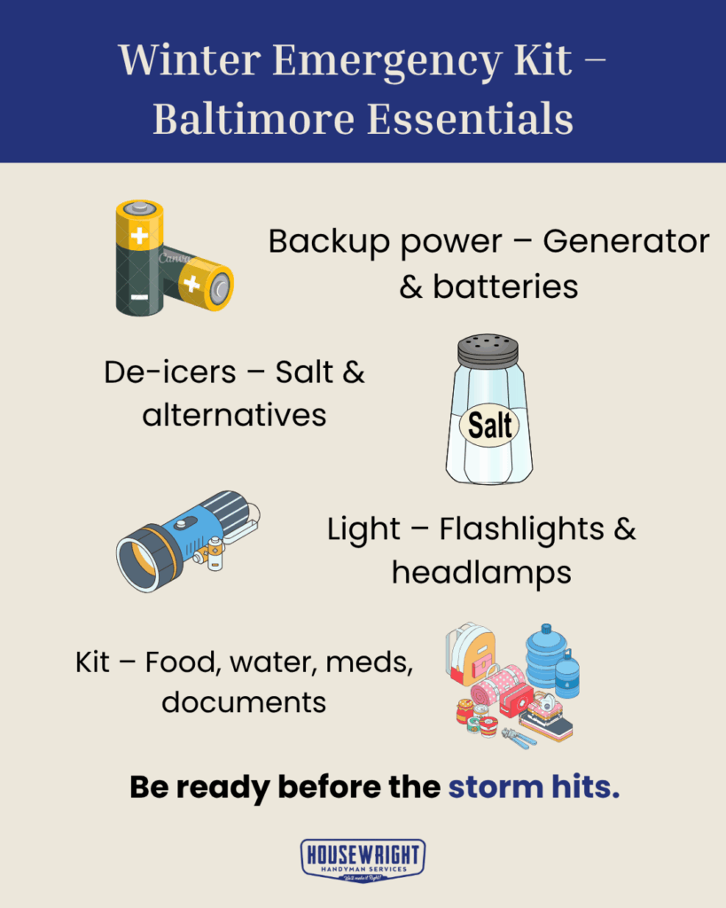 Winter Emergency Kit – Baltimore Essentials