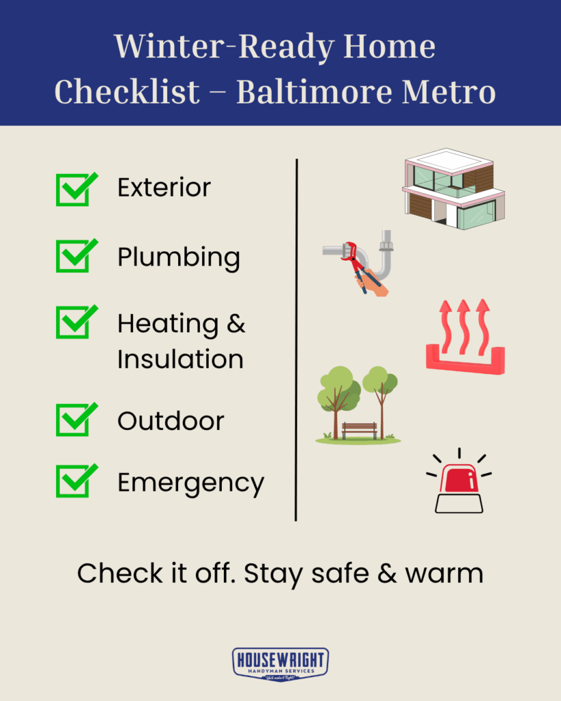 Winter-Ready Home Checklist – Baltimore Metro