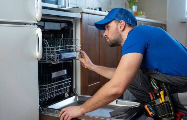 Installing a dishwasher in a Baltimore City kitchen