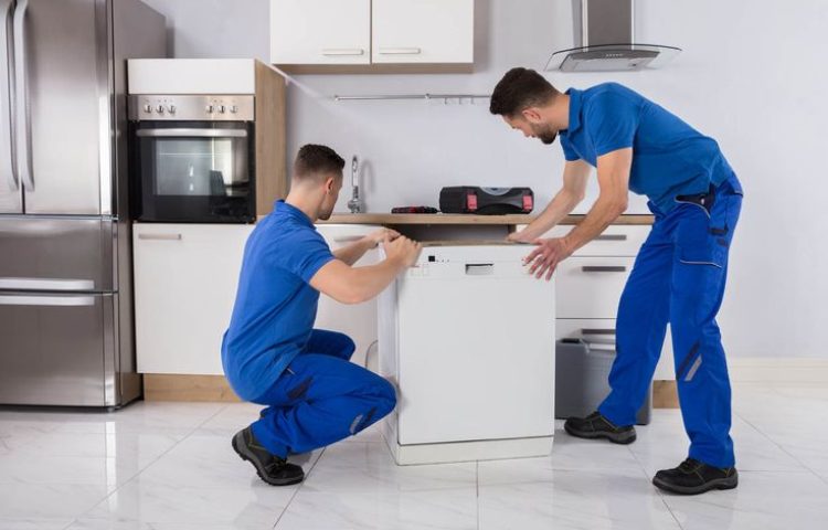 Installing a dishwasher in a Baltimore City kitchen